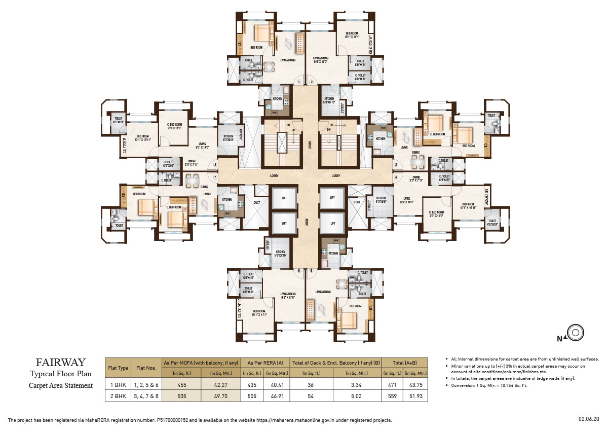 Fairway 1 2 Bhk Flats Apartments In Ghodbunder Road Thane West Mumbai